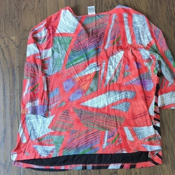 Parsley and Sage Cut  Away Boho Top - Picture 2 of 4